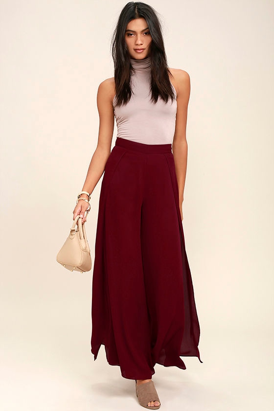 Outfit of the Day – Maroon Palazzo Pants | Outfits, Fashion, Outfit of the  day